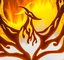 Σχέδιο του Phoenix σφαιρών κοιλωμάτων πυρκαγιάς σφαιρών χάλυβα Corten